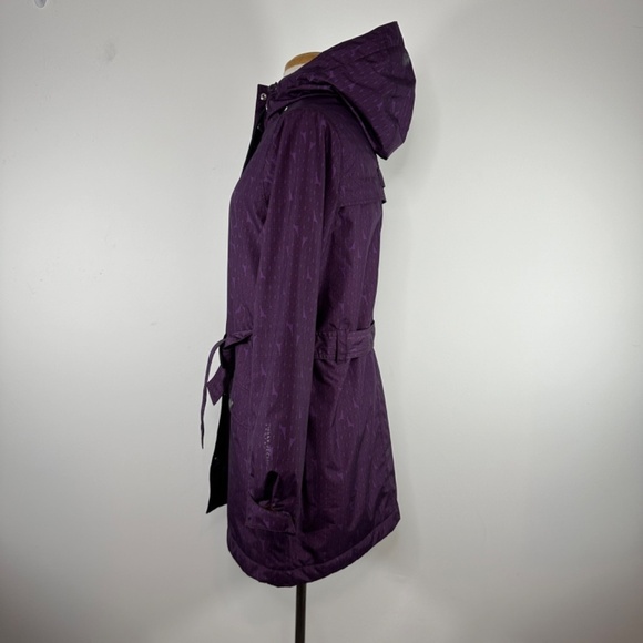 Helly Hansen Protection Jacket Women's Size M Plum Purple Hooded - Picture 6 of 14